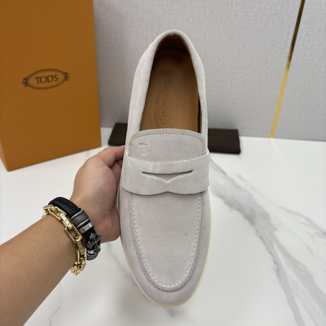 💋💍TOD*S  托德-斯 新品拉菲草（汤德森）OTV绒面皮革乐福鞋上🆕  官方  6,300   本款