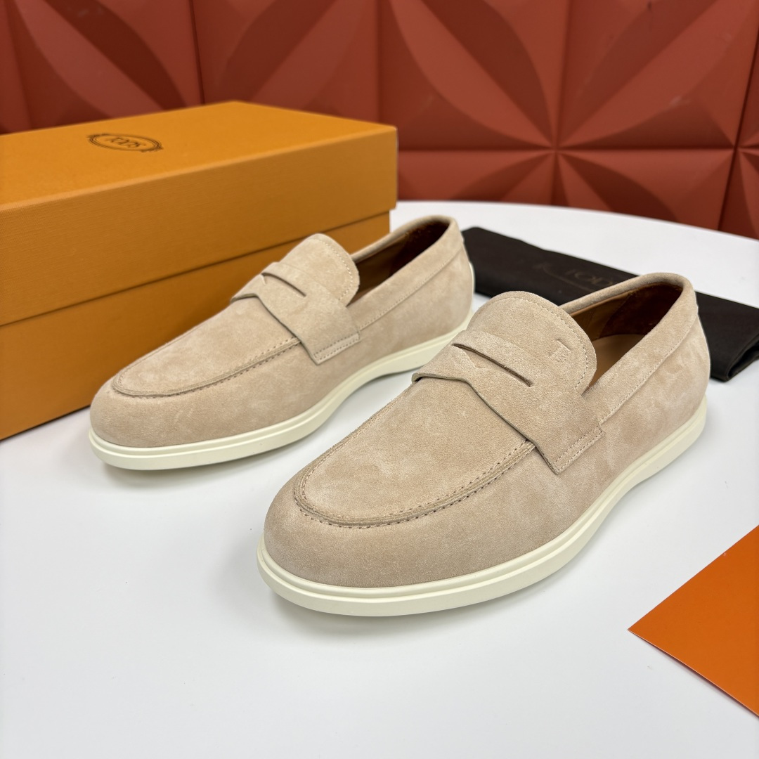 💋💍TOD*S  托德-斯 新品拉菲草（汤德森）OTV绒面皮革乐福鞋上🆕  官方  6,300   本款