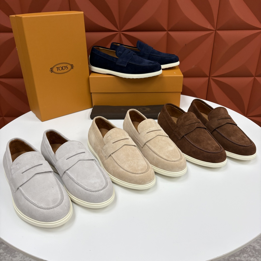 💋💍TOD*S  托德-斯 新品拉菲草（汤德森）OTV绒面皮革乐福鞋上🆕  官方  6,300   本款