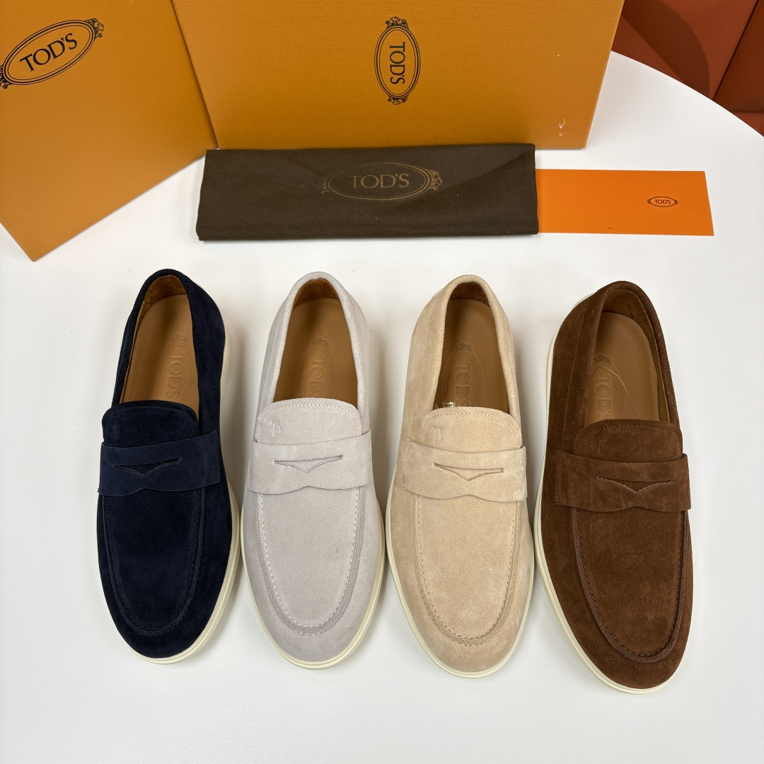 💋💍TOD*S  托德-斯 新品拉菲草（汤德森）OTV绒面皮革乐福鞋上🆕  官方  6,300   本款