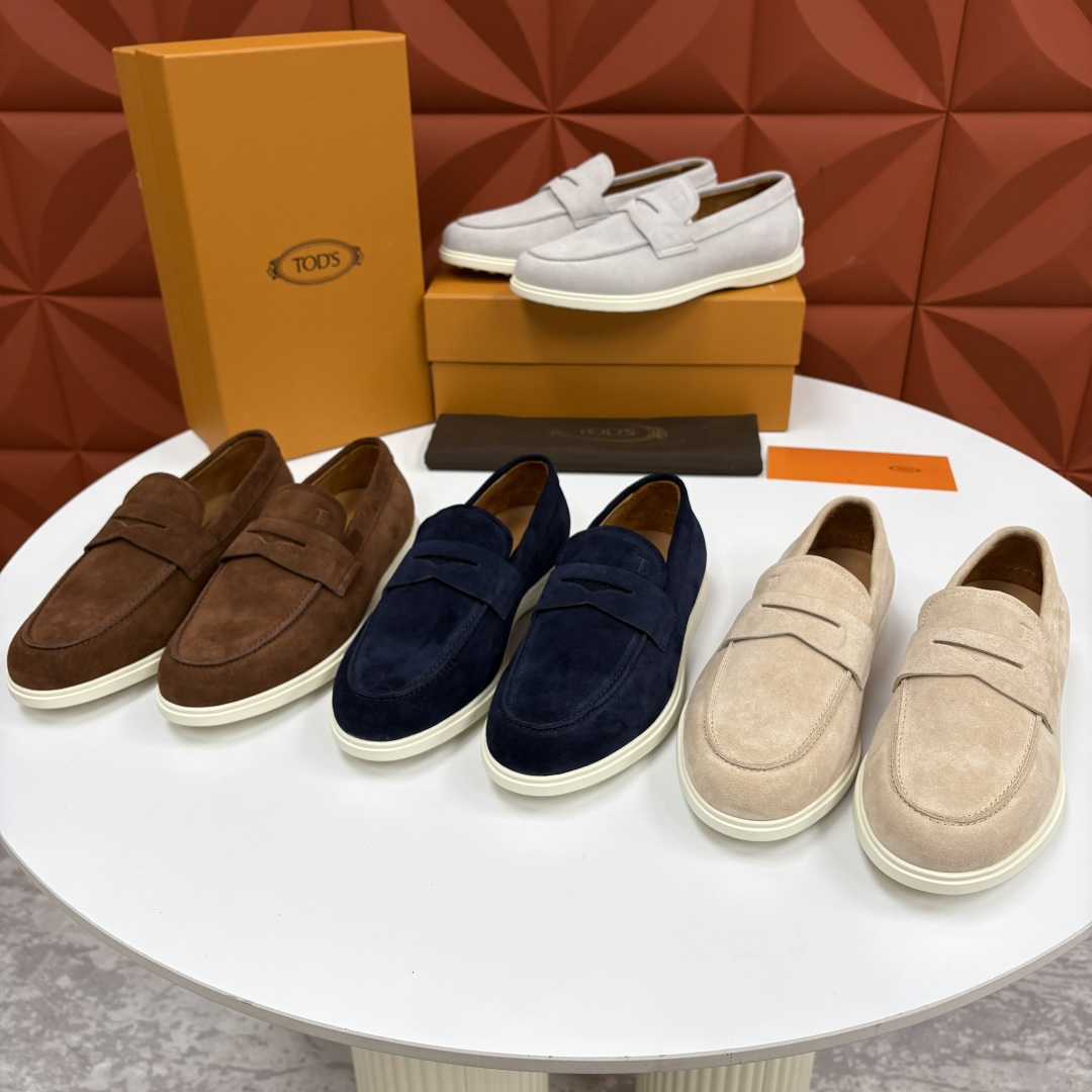 💋💍TOD*S  托德-斯 新品拉菲草（汤德森）OTV绒面皮革乐福鞋上🆕  官方  6,300   本款
