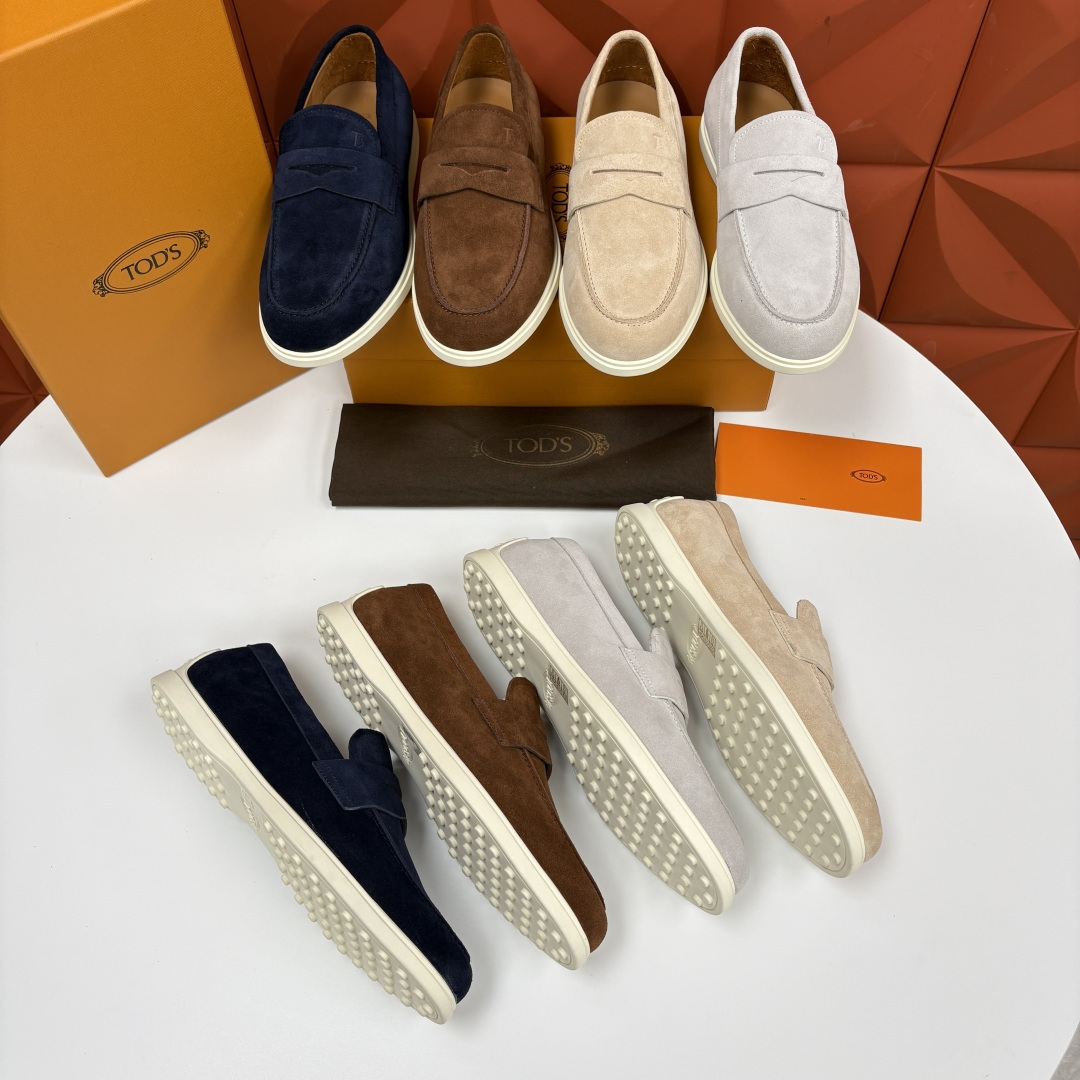 💋💍TOD*S  托德-斯 新品拉菲草（汤德森）OTV绒面皮革乐福鞋上🆕  官方  6,300   本款