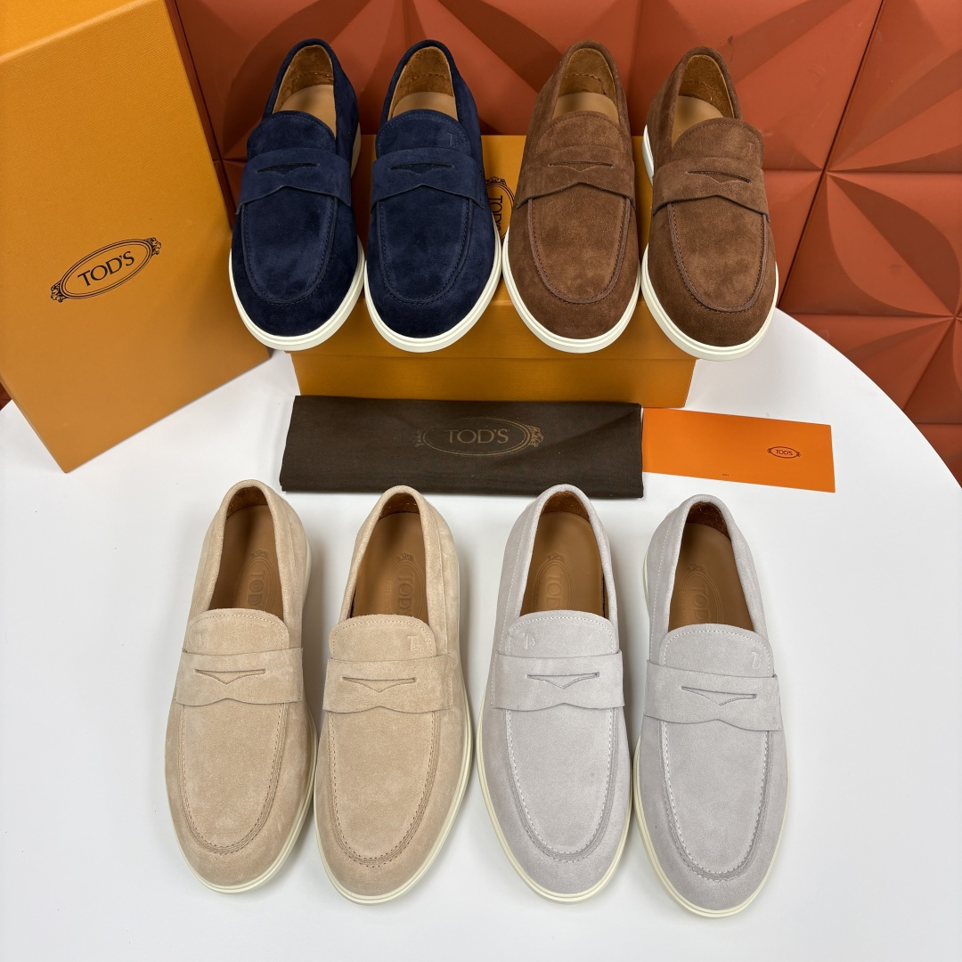 💋💍TOD*S  托德-斯 新品拉菲草（汤德森）OTV绒面皮革乐福鞋上🆕  官方  6,300   本款