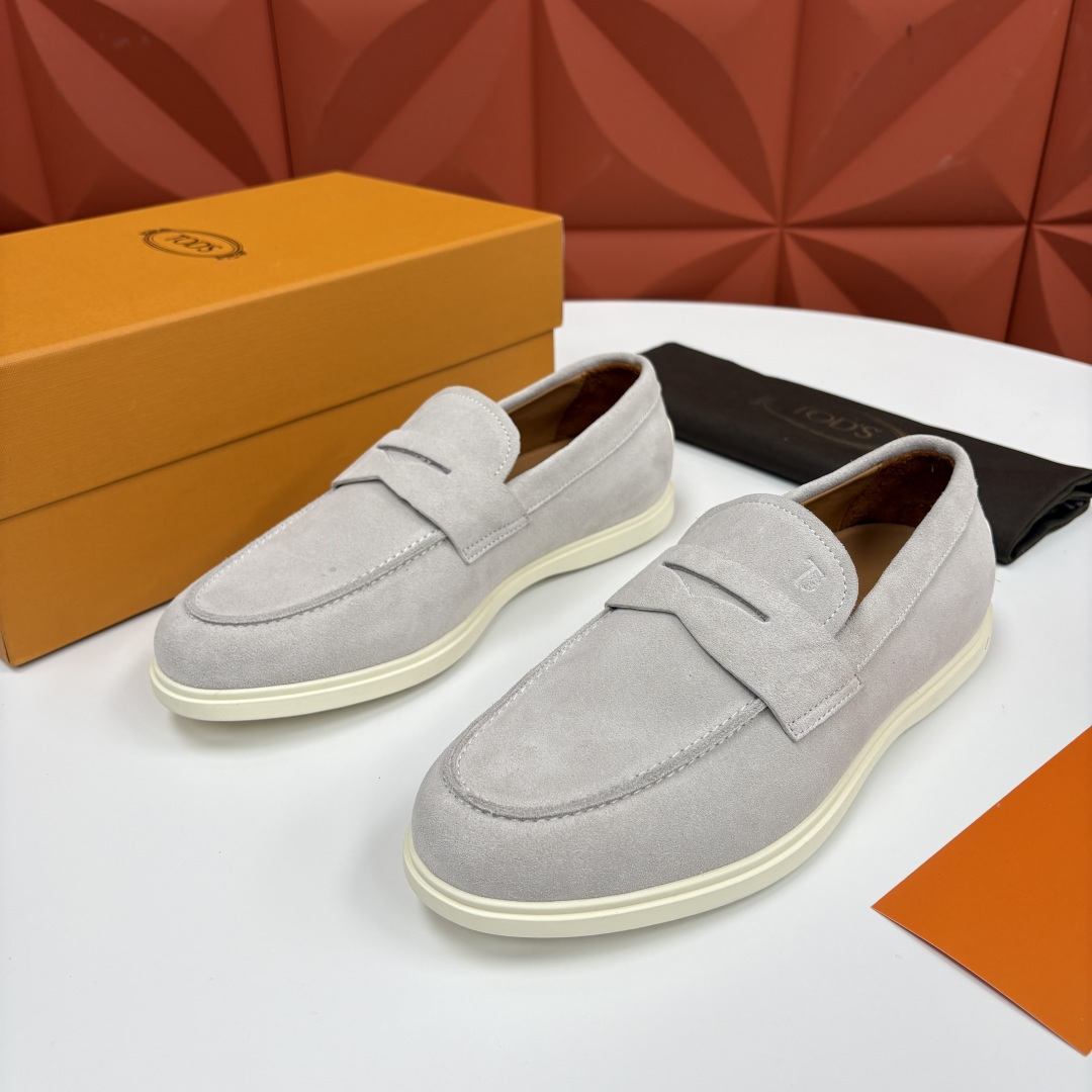 💋💍TOD*S  托德-斯 新品拉菲草（汤德森）OTV绒面皮革乐福鞋上🆕  官方  6,300   本款