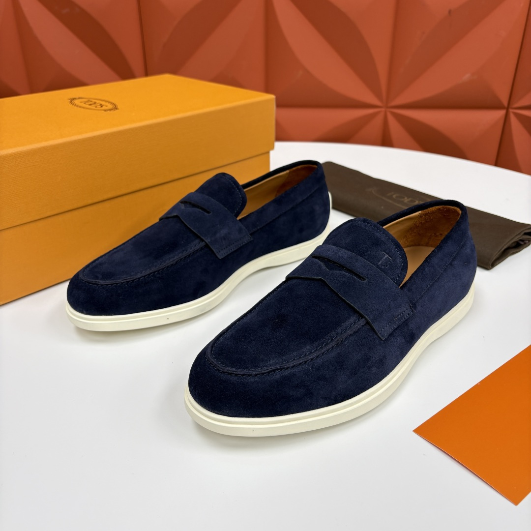 💋💍TOD*S  托德-斯 新品拉菲草（汤德森）OTV绒面皮革乐福鞋上🆕  官方  6,300   本款