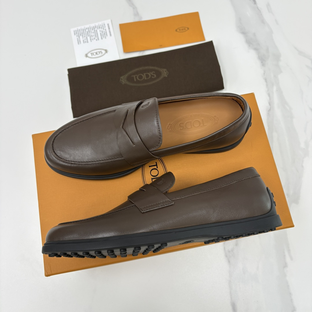 💋💍TOD*S  托德-斯 新品拉菲草（汤德森）OTV绒面皮革乐福鞋上🆕  官方  6,300   本款