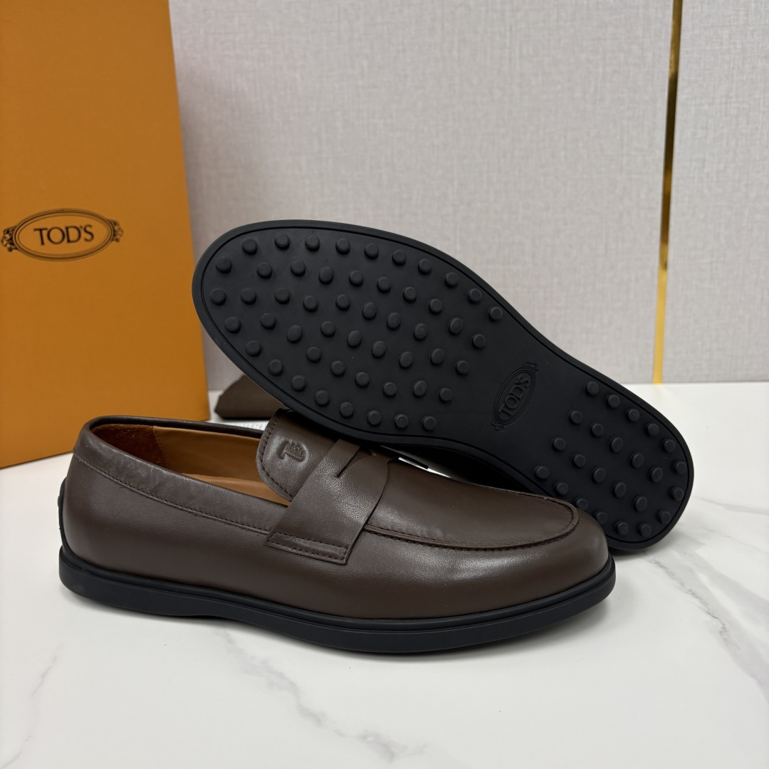 💋💍TOD*S  托德-斯 新品拉菲草（汤德森）OTV绒面皮革乐福鞋上🆕  官方  6,300   本款