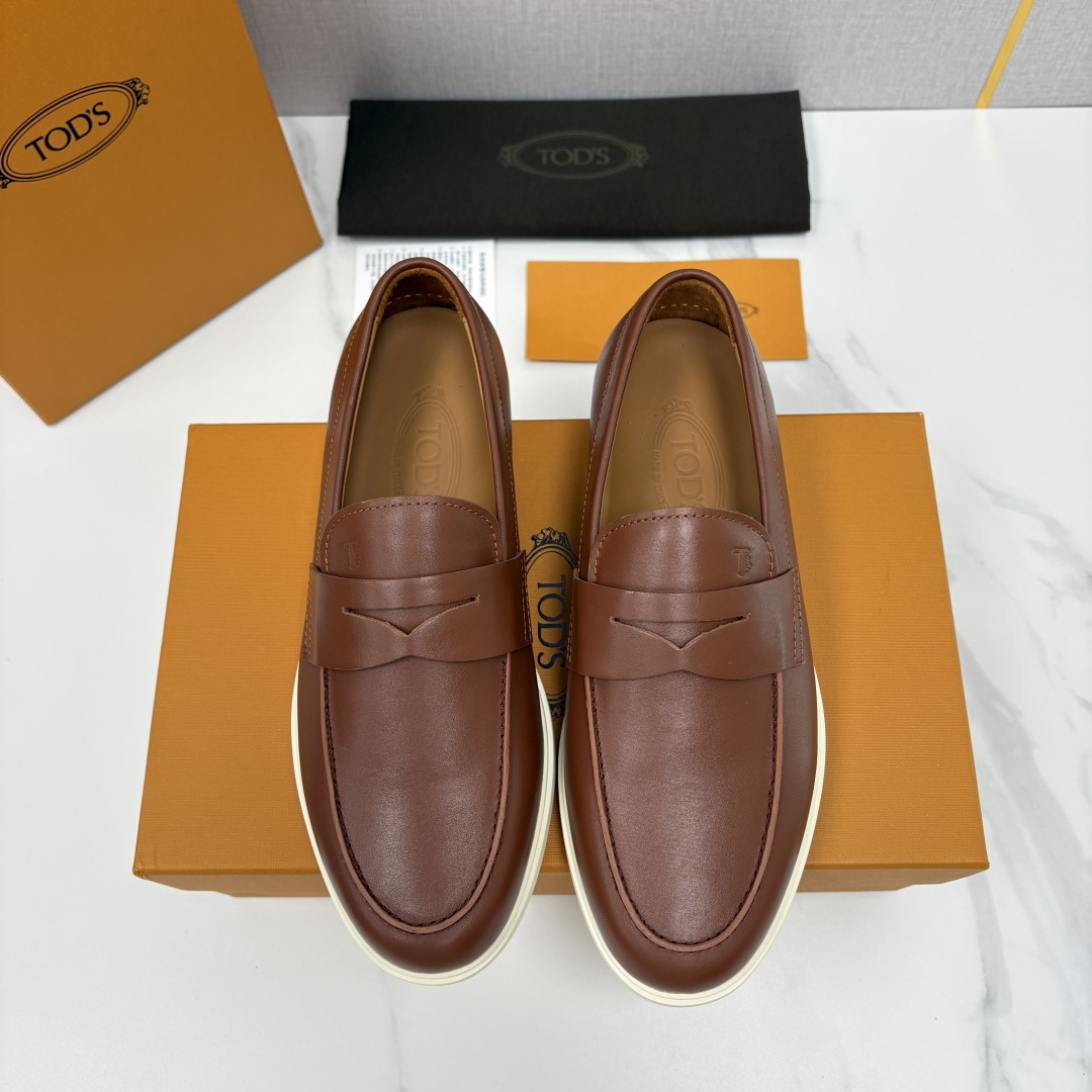 💋💍TOD*S  托德-斯 新品拉菲草（汤德森）OTV绒面皮革乐福鞋上🆕  官方  6,300   本款