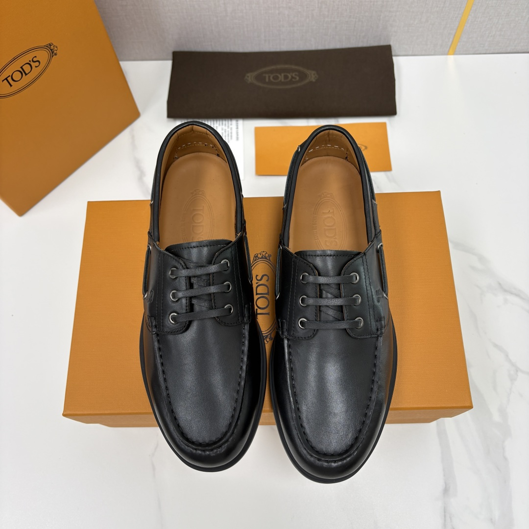 💋💍TOD*S  托德-斯 新品拉菲草（汤德森）OTV绒面皮革船鞋鞋上🆕  官方  6,300   本款