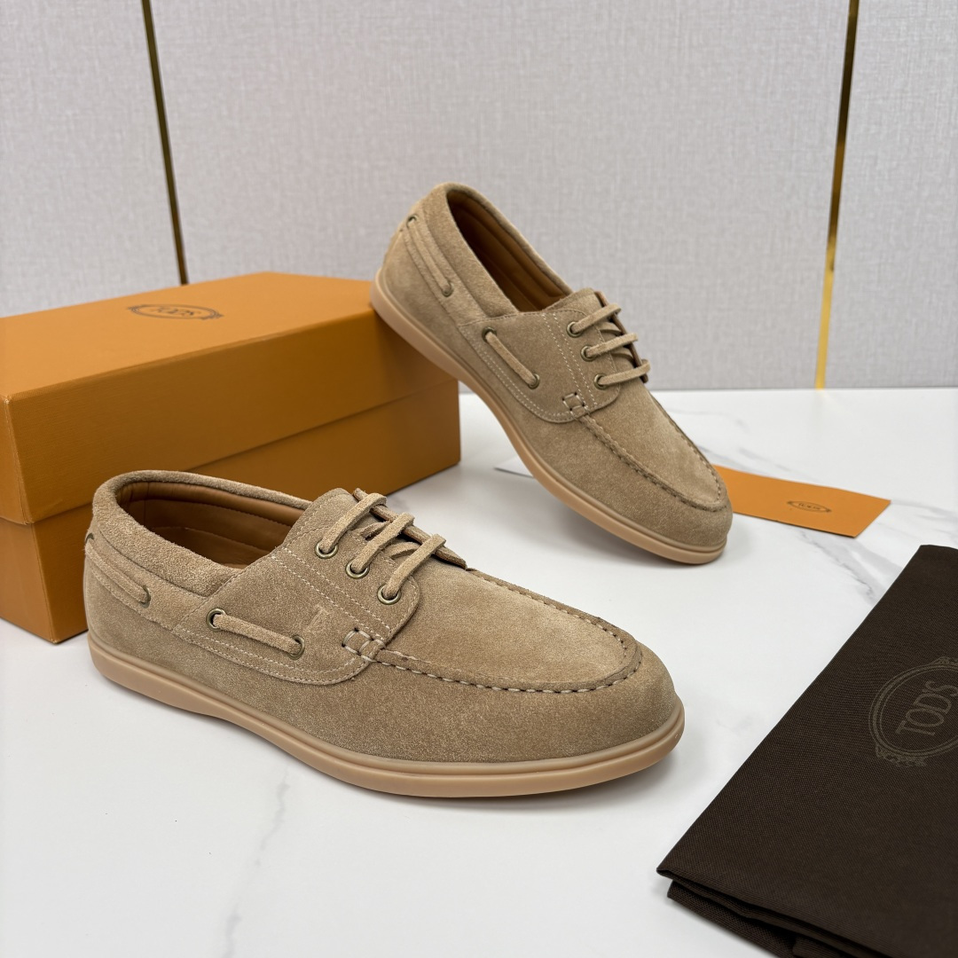 💋💍TOD*S 托德-斯 新品拉菲草(汤德森)OTV绒面皮革船鞋鞋上🆕 官方 6,300 本款 💋💍TOD*S 托德-斯 新品拉菲草(汤德森)OTV绒面皮革船鞋鞋上🆕 官方 6,300 本款