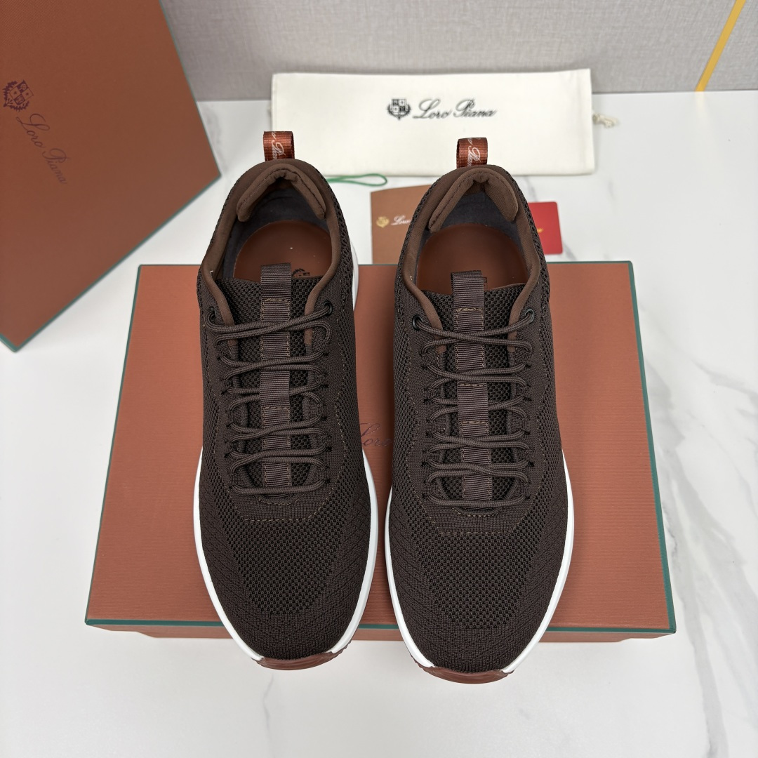 💋💍LP 家新品   Loro Pian*   诺悠*翩雅   Week End Walk 男士网面牛皮