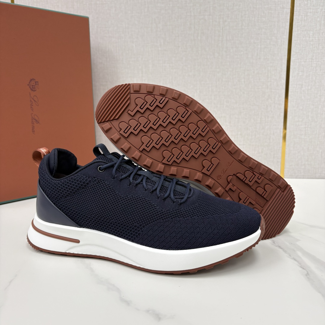 💋💍LP 家新品   Loro Pian*   诺悠*翩雅   Week End Walk 男士网面牛皮