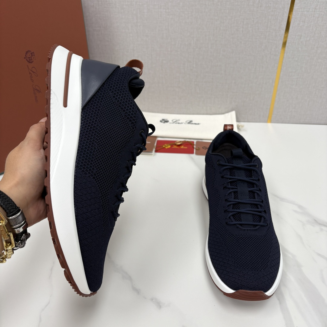 💋💍LP 家新品   Loro Pian*   诺悠*翩雅   Week End Walk 男士网面牛皮