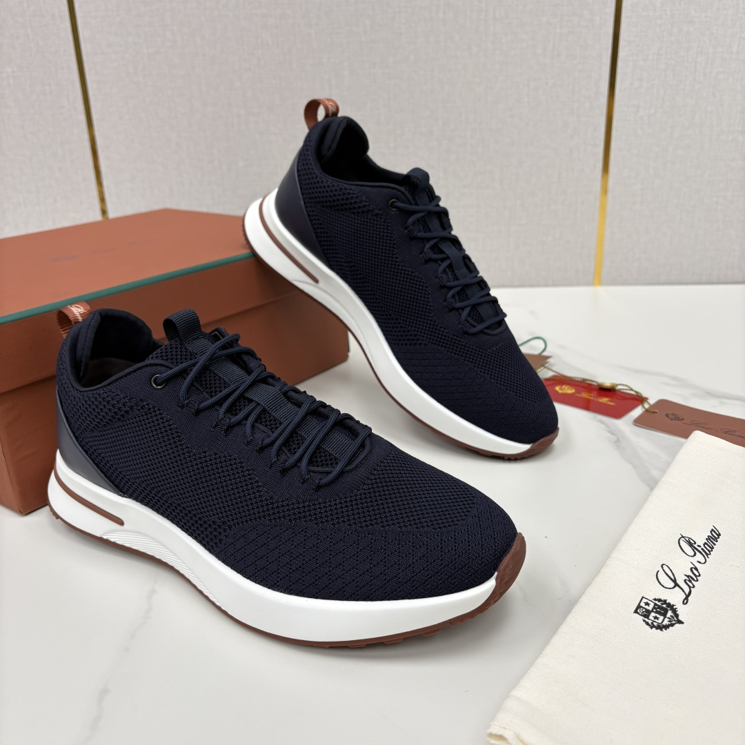 💋💍LP 家新品   Loro Pian*   诺悠*翩雅   Week End Walk 男士网面牛皮