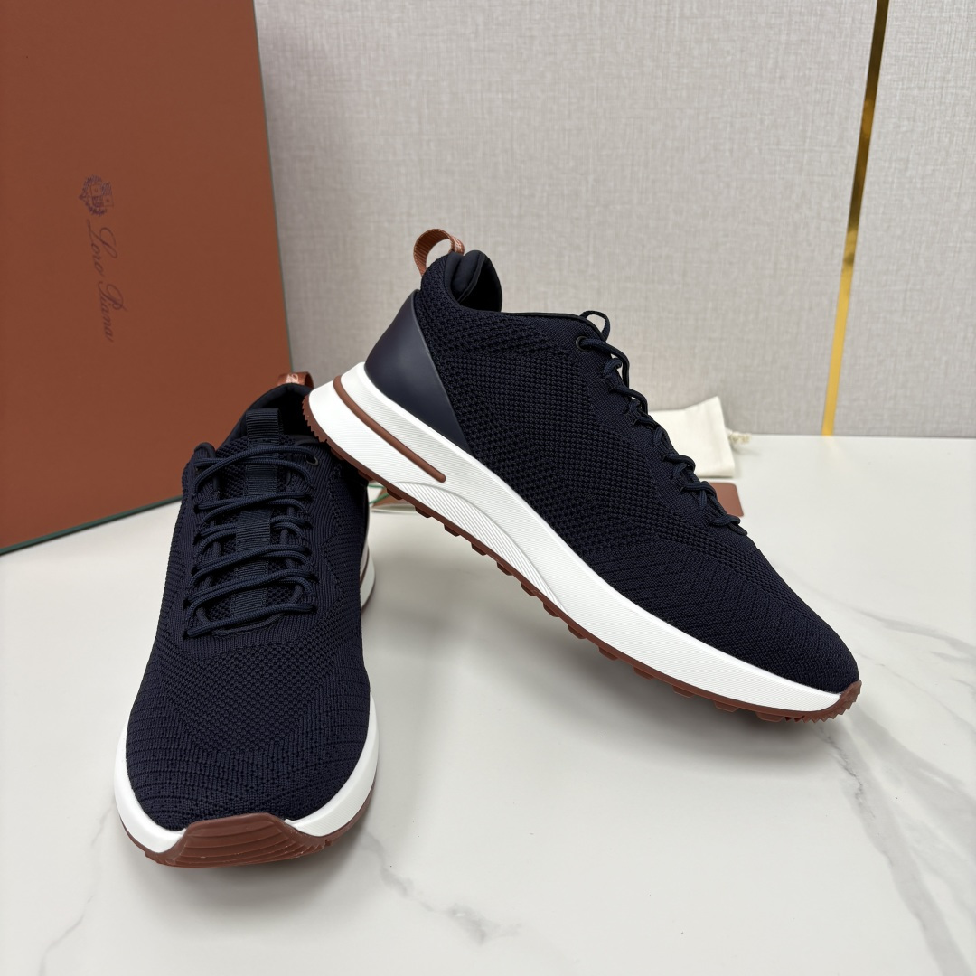 💋💍LP 家新品   Loro Pian*   诺悠*翩雅   Week End Walk 男士网面牛皮