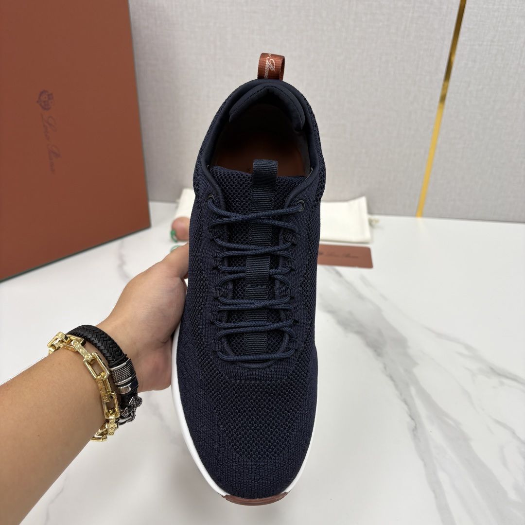 💋💍LP 家新品   Loro Pian*   诺悠*翩雅   Week End Walk 男士网面牛皮