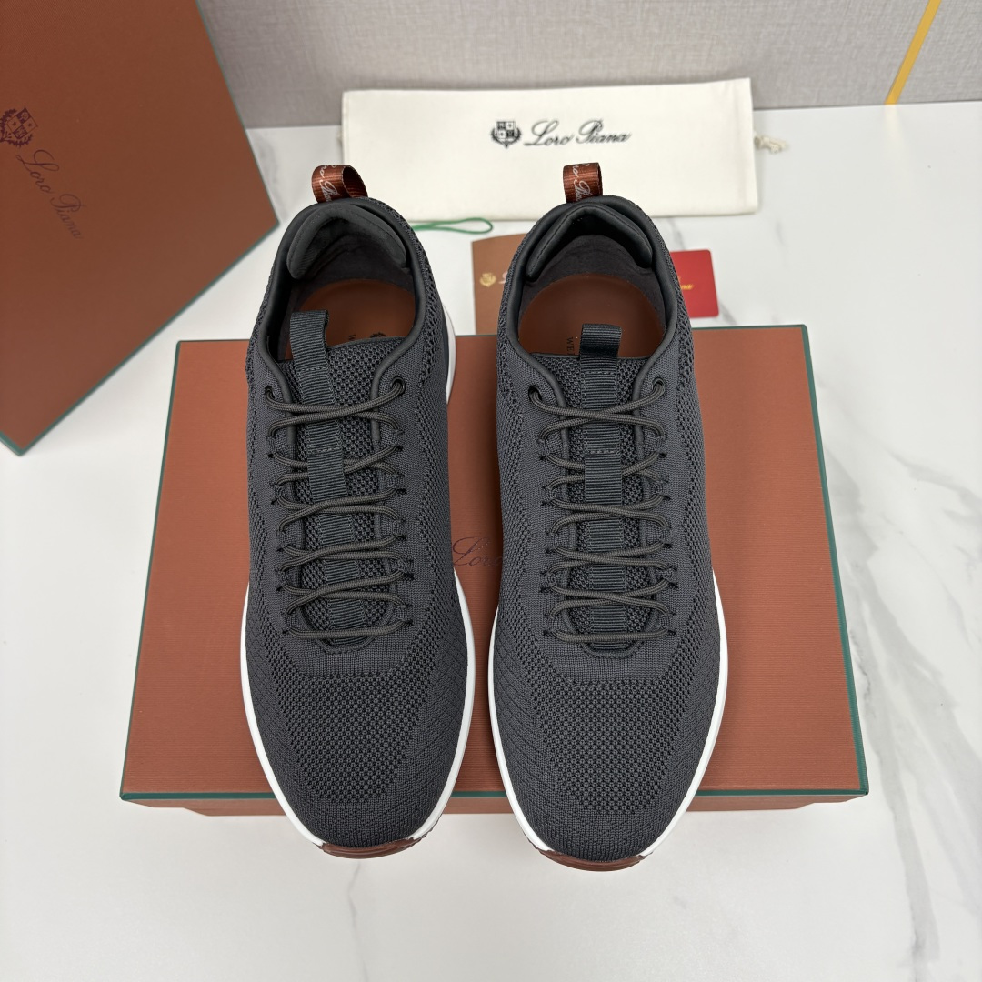 💋💍LP 家新品   Loro Pian*   诺悠*翩雅   Week End Walk 男士网面牛皮