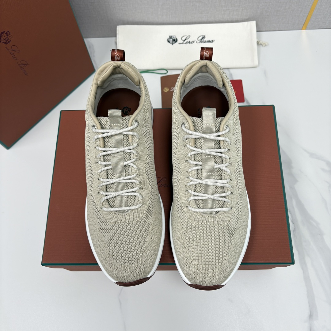 💋💍LP 家新品   Loro Pian*   诺悠*翩雅   Week End Walk 男士网面牛皮