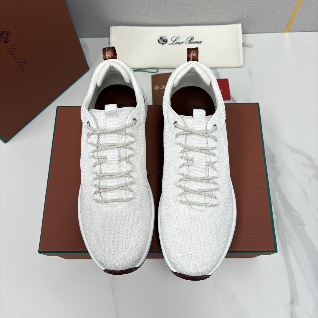 💋💍LP 家新品   Loro Pian*   诺悠*翩雅   Week End Walk 男士网面牛皮