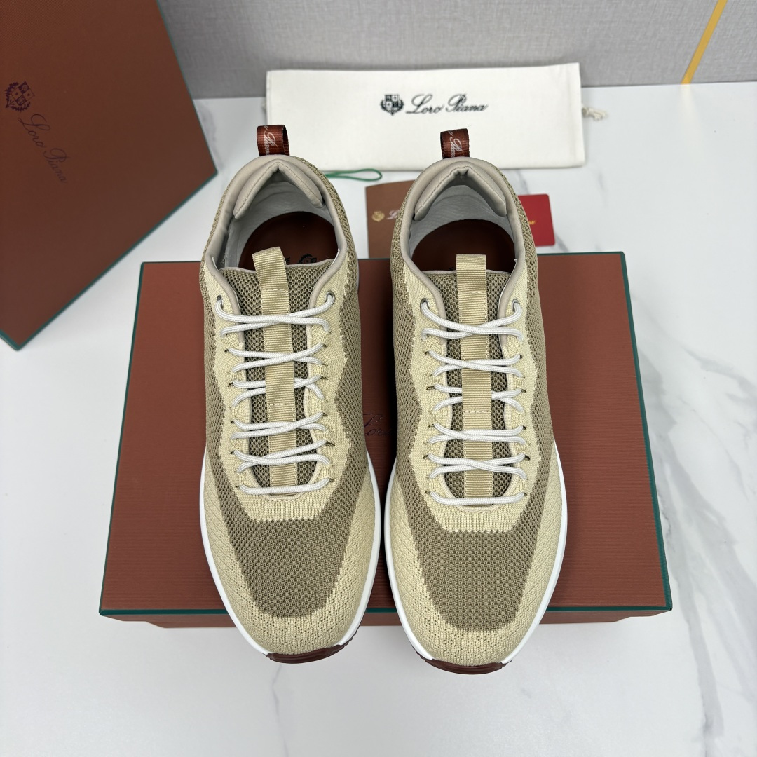 💋💍LP 家新品   Loro Pian*   诺悠*翩雅   Week End Walk 男士网面牛皮