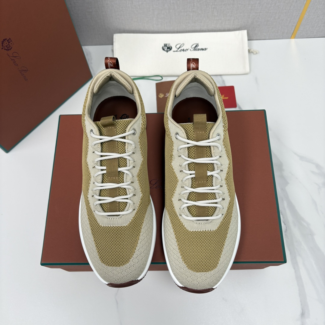 💋💍LP 家新品   Loro Pian*   诺悠*翩雅   Week End Walk 男士网面牛皮