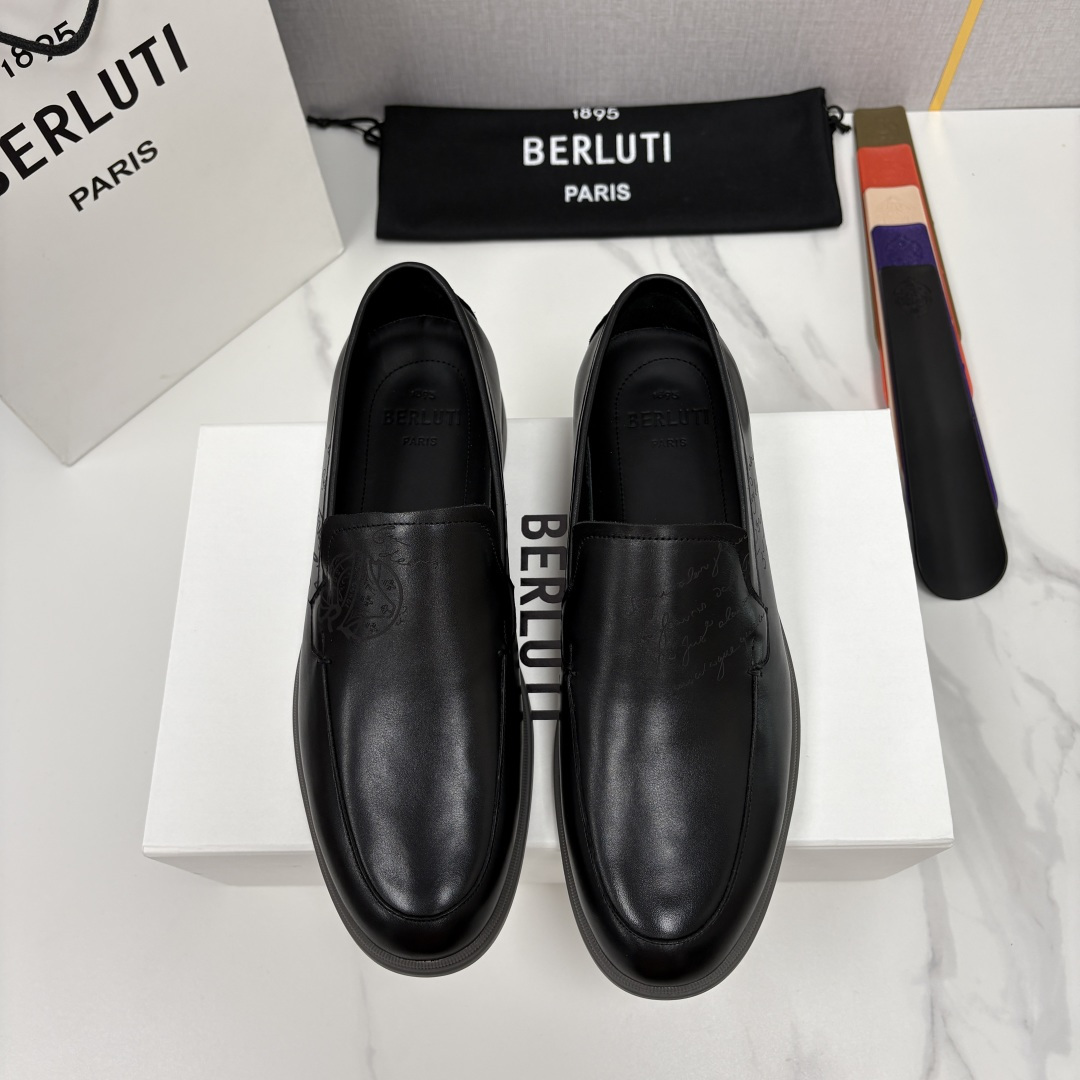 💋💍Berlut* 布鲁提  新款手工擦色乐福鞋上新    🆕男士手工擦色皮鞋 优雅与舒适的完美融合  