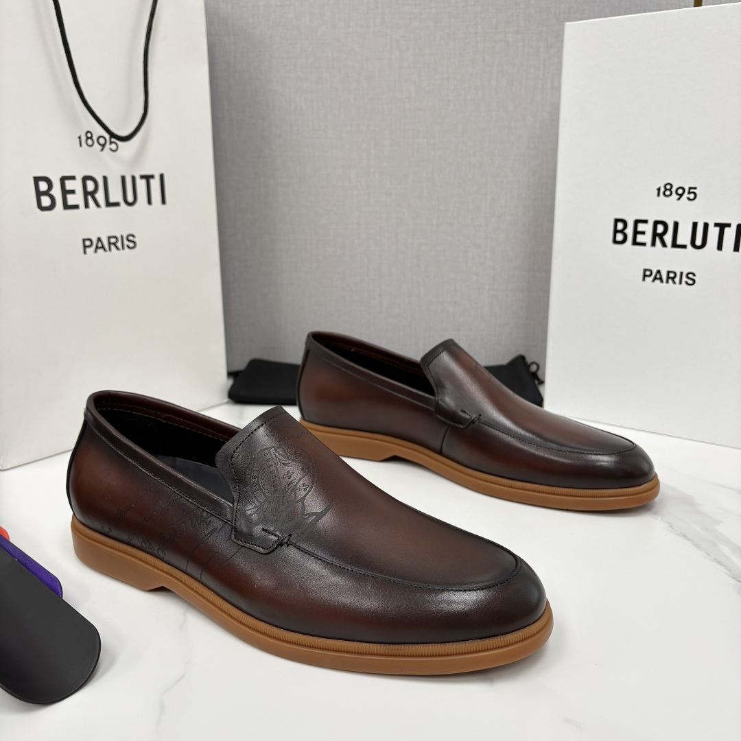 💋💍Berlut* 布鲁提 新款手工擦色乐福鞋上新 🆕男士手工擦色皮鞋 优雅与舒适的完美融合 💋💍Berlut* 布鲁提 新款手工擦色乐福鞋上新 🆕男士手工擦色皮鞋 优雅与舒适的完美融合