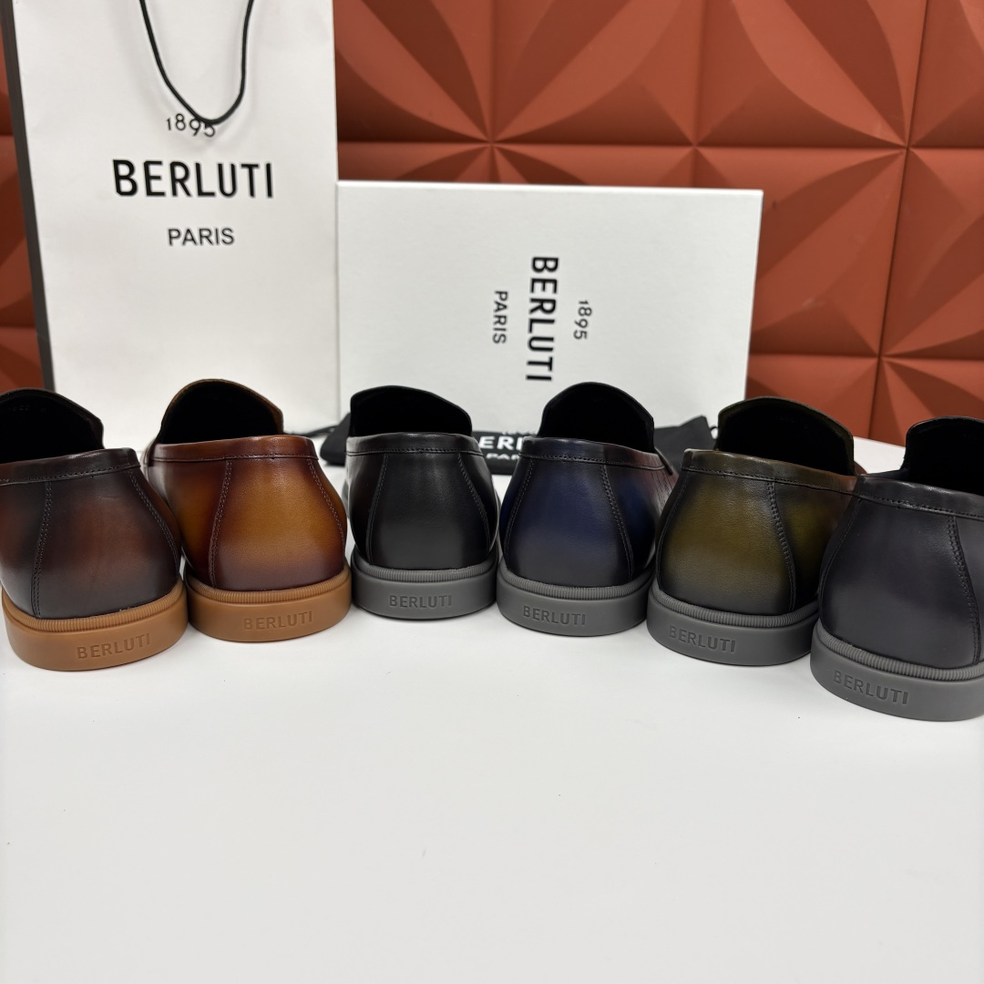 💋💍Berlut* 布鲁提 新款手工擦色乐福鞋上新 🆕男士手工擦色皮鞋 优雅与舒适的完美融合 💋💍Berlut* 布鲁提 新款手工擦色乐福鞋上新 🆕男士手工擦色皮鞋 优雅与舒适的完美融合