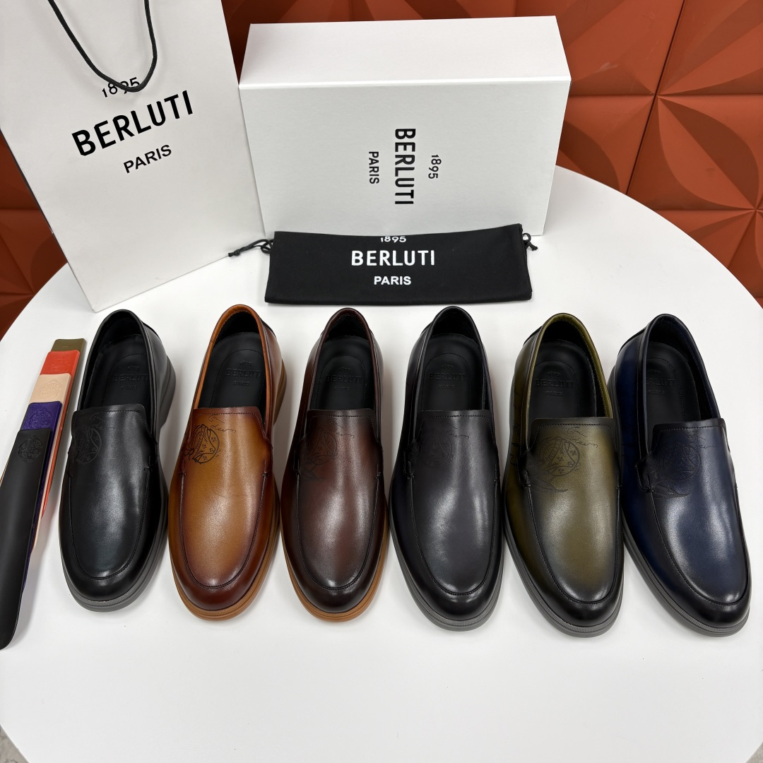 💋💍Berlut* 布鲁提 新款手工擦色乐福鞋上新 🆕男士手工擦色皮鞋 优雅与舒适的完美融合 💋💍Berlut* 布鲁提 新款手工擦色乐福鞋上新 🆕男士手工擦色皮鞋 优雅与舒适的完美融合