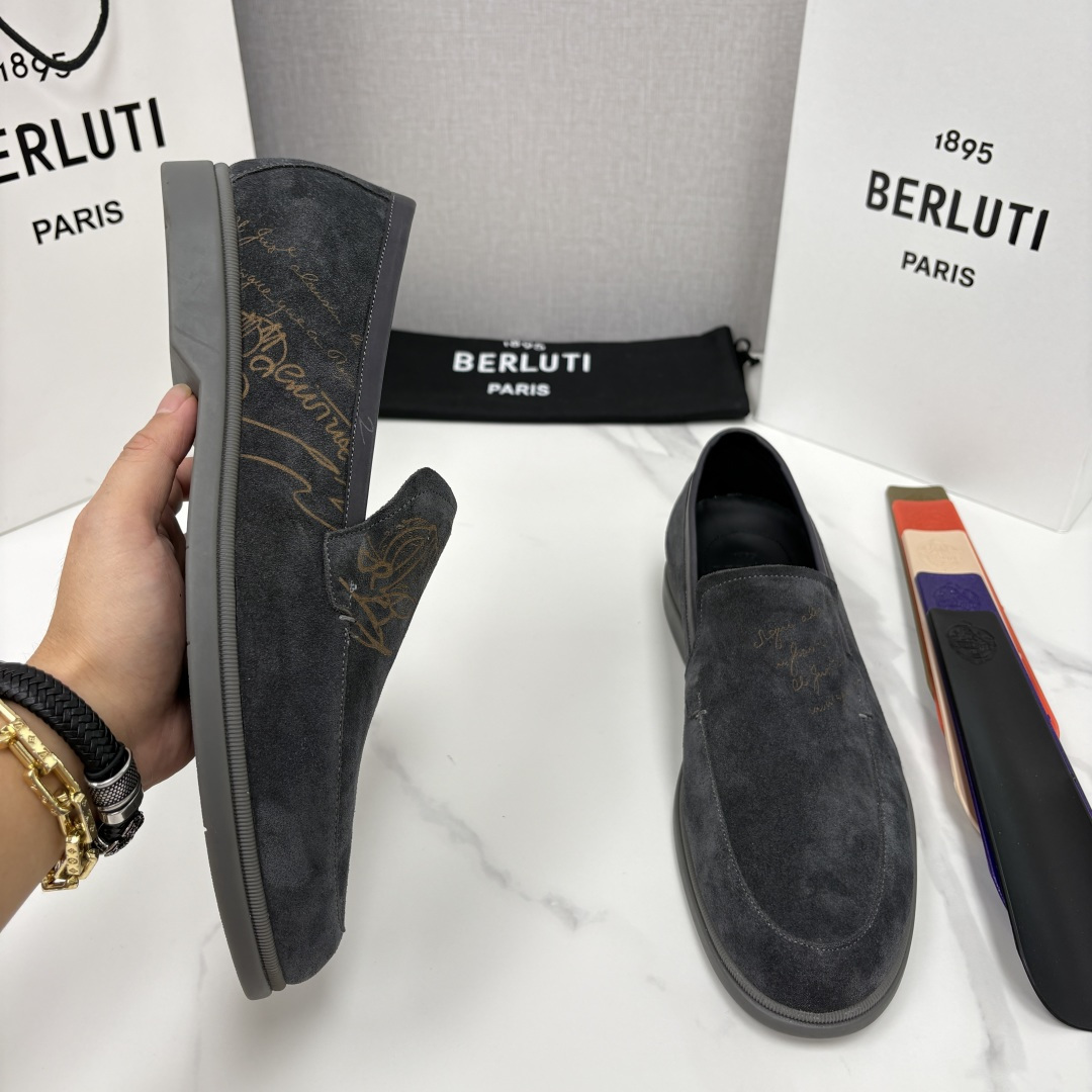 💋💍Berlut* 布鲁提 新款手工擦色拼反毛皮乐福鞋上新 🆕男士手工擦色皮鞋+反毛牛皮 优雅与 💋💍Berlut* 布鲁提 新款手工擦色拼反毛皮乐福鞋上新 🆕男士手工擦色皮鞋+反毛牛皮 优雅与