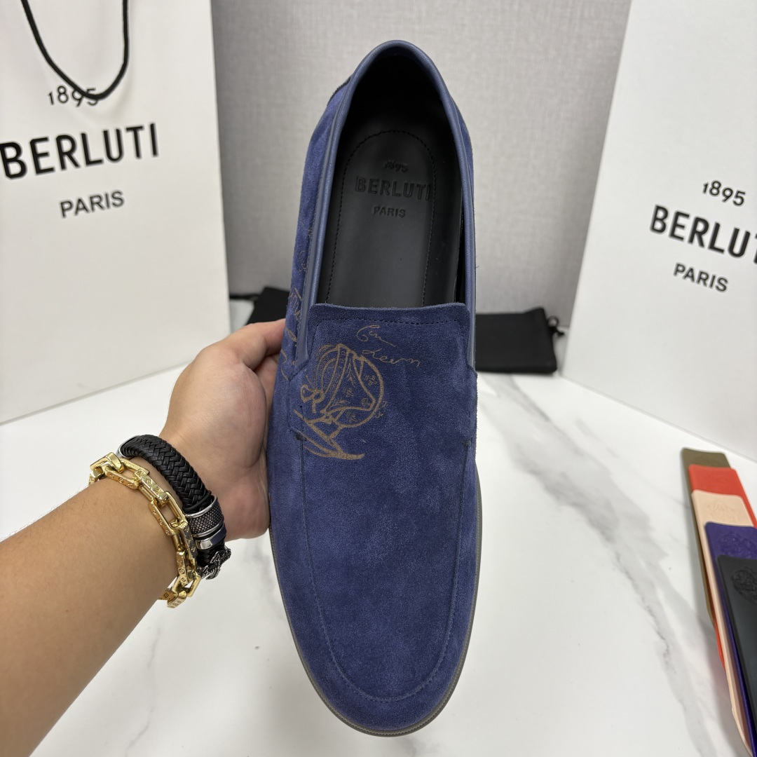 💋💍Berlut* 布鲁提 新款手工擦色拼反毛皮乐福鞋上新 🆕男士手工擦色皮鞋+反毛牛皮 优雅与 💋💍Berlut* 布鲁提 新款手工擦色拼反毛皮乐福鞋上新 🆕男士手工擦色皮鞋+反毛牛皮 优雅与