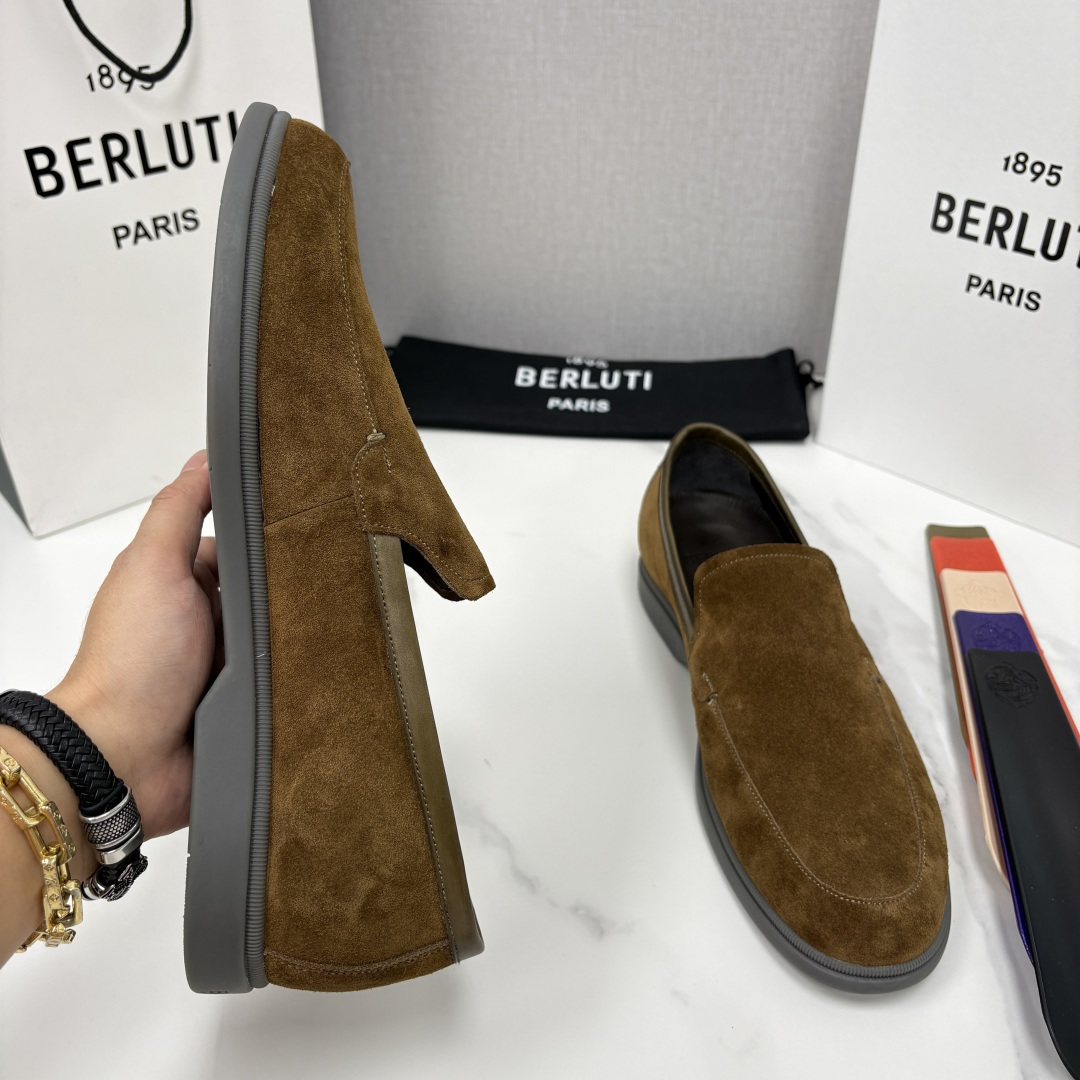 💋💍Berlut* 布鲁提 新款手工擦色拼反毛皮乐福鞋上新 🆕男士手工擦色皮鞋+反毛牛皮 优雅与 💋💍Berlut* 布鲁提 新款手工擦色拼反毛皮乐福鞋上新 🆕男士手工擦色皮鞋+反毛牛皮 优雅与