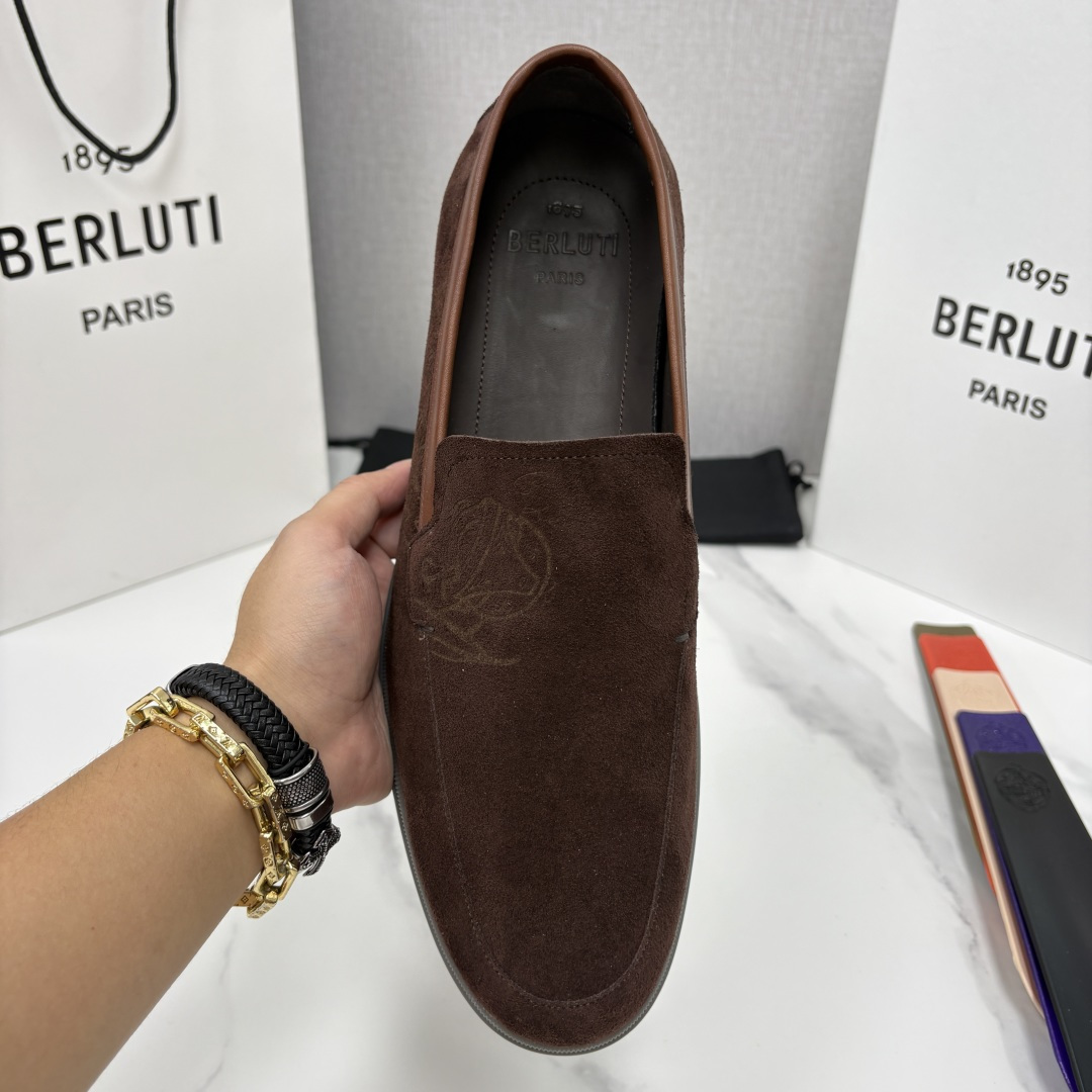 💋💍Berlut* 布鲁提 新款手工擦色拼反毛皮乐福鞋上新 🆕男士手工擦色皮鞋+反毛牛皮 优雅与 💋💍Berlut* 布鲁提 新款手工擦色拼反毛皮乐福鞋上新 🆕男士手工擦色皮鞋+反毛牛皮 优雅与