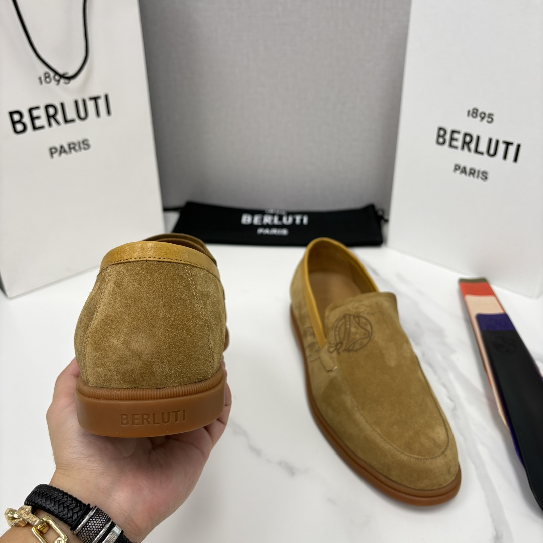 💋💍Berlut* 布鲁提 新款手工擦色拼反毛皮乐福鞋上新 🆕男士手工擦色皮鞋+反毛牛皮 优雅与 💋💍Berlut* 布鲁提 新款手工擦色拼反毛皮乐福鞋上新 🆕男士手工擦色皮鞋+反毛牛皮 优雅与