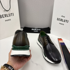 💋💍Berlut* 布鲁提定制款双拼色运动鞋, 升级版第四代私模大底 Fast Track走秀皮革运动鞋 💋💍Berlut* 布鲁提定制款双拼色运动鞋, 升级版第四代私模大底 Fast Track走秀皮革运动鞋