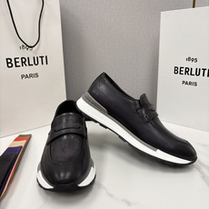 💋💍Berlut* 布鲁提定制款满雕花一脚蹬, 升级版第四代私模大底 Fast Track走秀皮革运动鞋 💋💍Berlut* 布鲁提定制款满雕花一脚蹬, 升级版第四代私模大底 Fast Track走秀皮革运动鞋