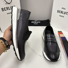 💋💍Berlut* 布鲁提定制款满雕花一脚蹬, 升级版第四代私模大底 Fast Track走秀皮革运动鞋 💋💍Berlut* 布鲁提定制款满雕花一脚蹬, 升级版第四代私模大底 Fast Track走秀皮革运动鞋