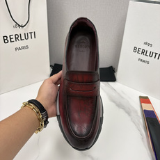 💋💍Berlut* 布鲁提定制款满雕花一脚蹬, 升级版第四代私模大底 Fast Track走秀皮革运动鞋 💋💍Berlut* 布鲁提定制款满雕花一脚蹬, 升级版第四代私模大底 Fast Track走秀皮革运动鞋