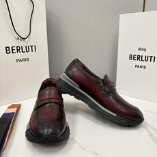 💋💍Berlut* 布鲁提定制款满雕花一脚蹬, 升级版第四代私模大底 Fast Track走秀皮革运动鞋 💋💍Berlut* 布鲁提定制款满雕花一脚蹬, 升级版第四代私模大底 Fast Track走秀皮革运动鞋