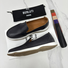 💋💍Berlut* 布鲁提 独家新品 推出Echappée 系列鹿皮乐福鞋一脚蹬休闲鞋履 💋💍Berlut* 布鲁提 独家新品 推出Echappée 系列鹿皮乐福鞋一脚蹬休闲鞋履