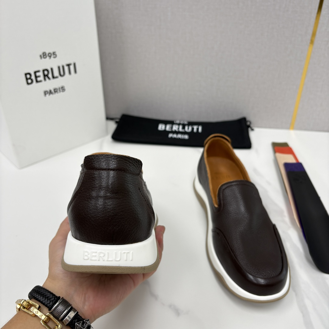 💋💍Berlut* 布鲁提 独家新品 推出Echappée 系列鹿皮乐福鞋一脚蹬休闲鞋履 💋💍Berlut* 布鲁提 独家新品 推出Echappée 系列鹿皮乐福鞋一脚蹬休闲鞋履