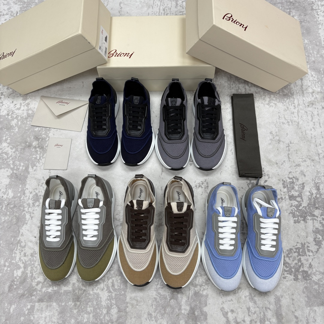 💋💍  Brion* （布里-奥尼） 男士新款轻奢休闲运动鞋      该品牌于1945年创立于意大利罗