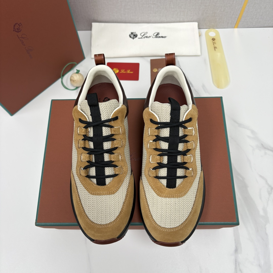 💋💍LP 家新品   Loro Pian*   诺悠*翩雅   Week End Walk 男士网面牛皮