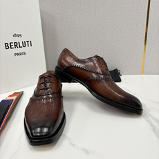 💋💍Berlut* 布鲁提 新款男士手工擦色正装皮鞋上新🆕 鳄鱼纹牛津鞋的商务与格调的极致融合 💋💍Berlut* 布鲁提 新款男士手工擦色正装皮鞋上新🆕 鳄鱼纹牛津鞋的商务与格调的极致融合