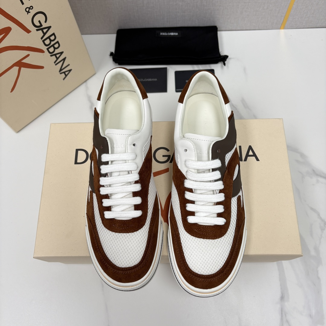 💋💍DG 家新品   Dolce &Gabban*  杜嘉～班纳   Wave 波浪系列低帮休闲板鞋  