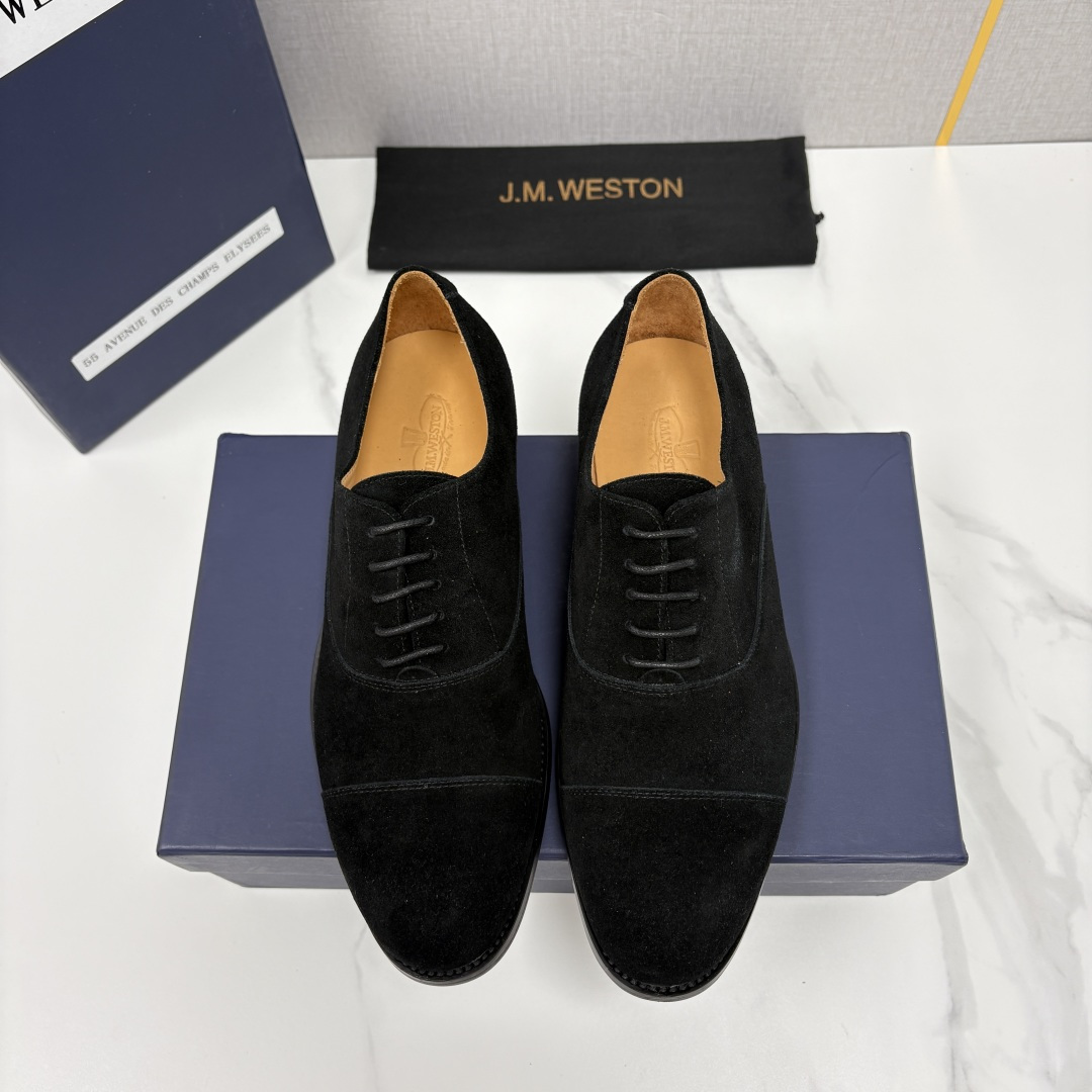 💋💍J.M.Westo*n  威士-顿  男士新品三节头牛津鞋正装鞋皮鞋    法国顶级皮鞋品牌  当法