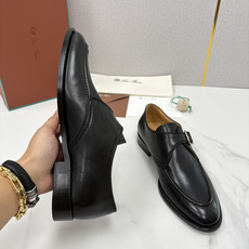 💋💍LP家新品 Loro Pian* 诺悠*翩雅 孟克单扣皮鞋鞋 选用蜡面小牛皮打造 独特的 💋💍LP家新品 Loro Pian* 诺悠*翩雅 孟克单扣皮鞋鞋 选用蜡面小牛皮打造 独特的