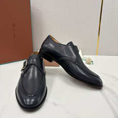 💋💍LP家新品 Loro Pian* 诺悠*翩雅 孟克单扣皮鞋鞋 选用蜡面小牛皮打造 独特的 💋💍LP家新品 Loro Pian* 诺悠*翩雅 孟克单扣皮鞋鞋 选用蜡面小牛皮打造 独特的