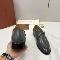 💋💍LP家新品 Loro Pian* 诺悠*翩雅 孟克单扣皮鞋鞋 选用蜡面小牛皮打造 独特的 💋💍LP家新品 Loro Pian* 诺悠*翩雅 孟克单扣皮鞋鞋 选用蜡面小牛皮打造 独特的