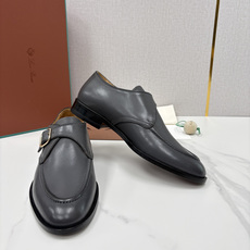 💋💍LP家新品 Loro Pian* 诺悠*翩雅 孟克单扣皮鞋鞋 选用蜡面小牛皮打造 独特的 💋💍LP家新品 Loro Pian* 诺悠*翩雅 孟克单扣皮鞋鞋 选用蜡面小牛皮打造 独特的
